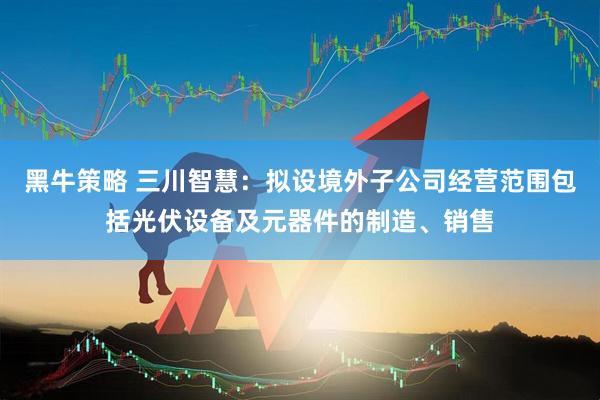 黑牛策略 三川智慧：拟设境外子公司经营范围包括光伏设备及元器件的制造、销售